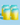 Vier gelb-blaue Farbverlaufsbeutel mit der Aufschrift „Feel Pure AHA & BHA Exfoliation Cleanser Refill“ von INAO by essence, angereichert mit Niacinamid und Panthenol, präsentiert auf einem hellblauen Hintergrund.