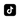Weißes TikTok-Logo auf schwarzem Hintergrund. Das Logo zeigt ein Musiknoten-Design und repräsentiert die beliebte Social-Media-Plattform, die sich auf kurze Videos und Musik konzentriert.