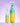 Zu sehen sind zwei Flaschen des „Feel Pure Exfoliation Cleanser“ von INAO: die 40-ml-Reiseflasche „Mini“ mit Schaumpumpe und die größere 175-ml-Flasche „Original“ mit einer normalen Pumpe, beide vor einem violetten Hintergrund mit Farbverlauf. Dieser sanfte Gesichtsreiniger für die tägliche Anwendung mit Niacinamid ist ideal für eine wirksame und zugleich schonende Hautpflege.