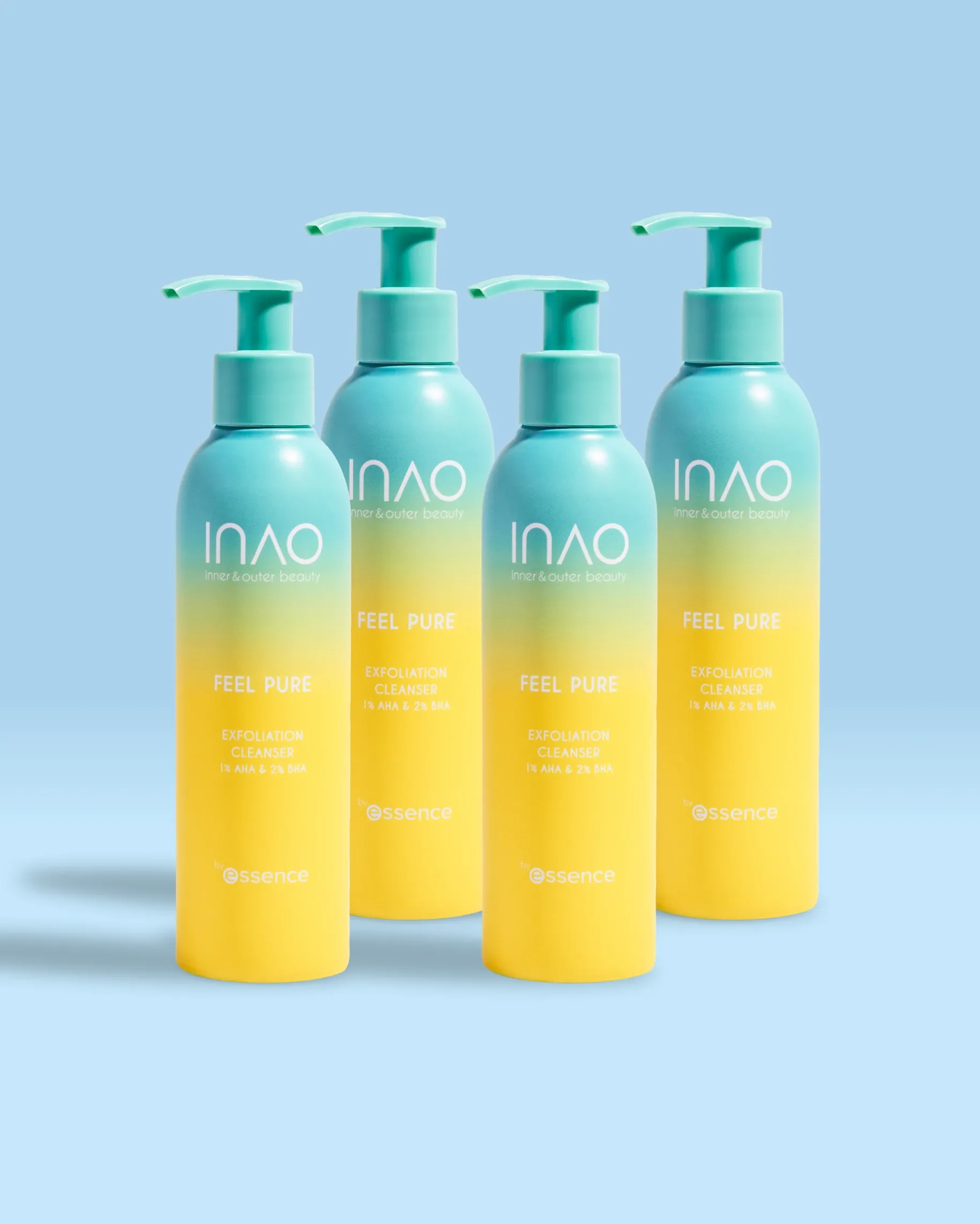 Feel Pure AHA & BHA Exfoliation Cleanser Packs – INAO
