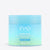 Ein blau-grün gefärbter Behälter mit der Aufschrift „Hydra Soul 24h Hydra Jelly Toner Pads“ von INAO by essence für empfindliche Haut sorgt für intensive Feuchtigkeitsversorgung. Das Produkt ist vor einem schlichten weißen Hintergrund abgebildet.